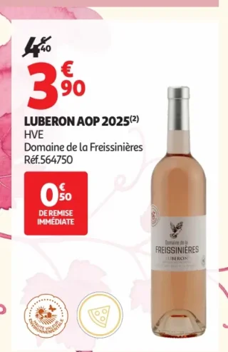Vin Rosé Domaine de la Freissinières Luberon AOP