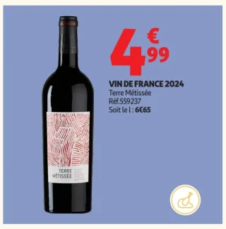 VIN DE FRANCE 2024 Terre Métissée