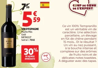 VIN D'ESPAGNE Mucho Más Gold