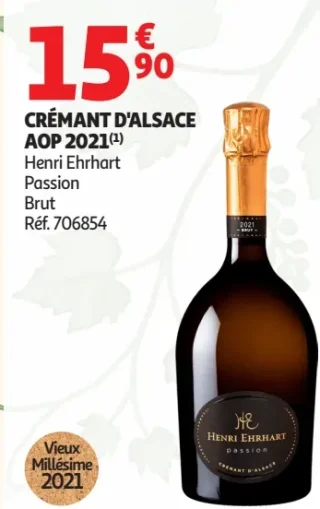 Crémant d'Alsace AOP 2021 Henri Ehrhart Passion Brut
