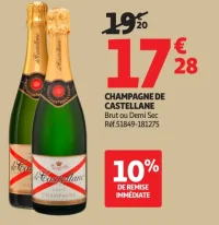 Champagne de Castellane Brut ou Demi Sec
