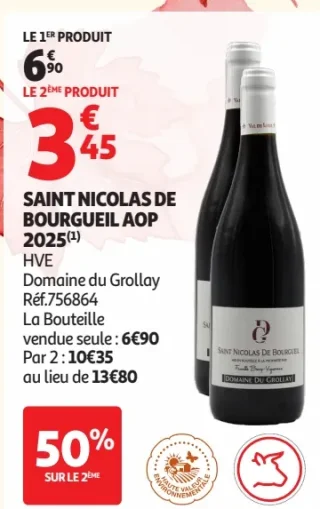 Saint Nicolas de Bourgueil AOP 2025 Domaine du Grollay