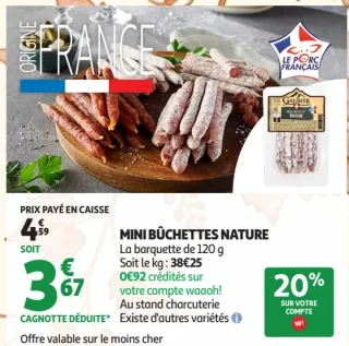 MINI BÛCHETTES NATURE GALIBIER
