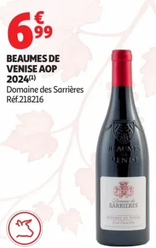 Beaumes de Venise AOP 2024 Domaine des Sarrières