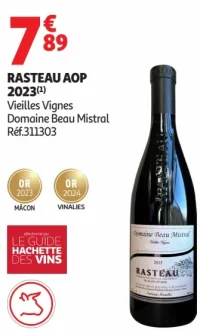 Rasteau AOP 2023 Vieilles Vignes Domaine Beau Mistral