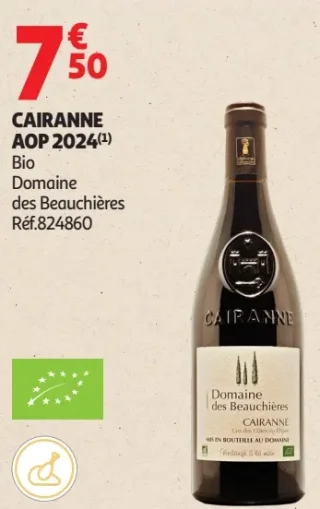 Cairanne AOP 2024 Bio Domaine des Beauchières