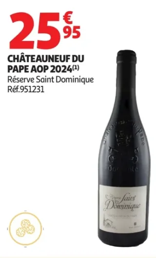 Vin rouge Châteauneuf du Pape AOP 2024 Réserve Saint Dominique