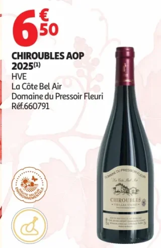 Vin rouge Chiroubles AOP 2025 La Côte Bel Air Domaine du Pressoir Fleuri