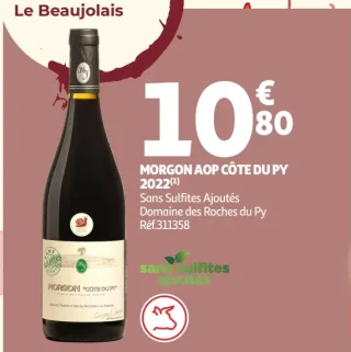 Vin rouge Morgon AOP Côte du Py 2022 Domaine des Roches du Py