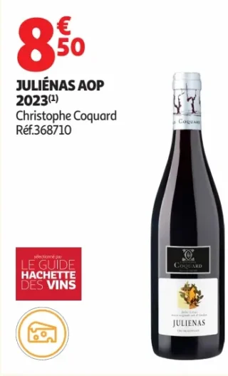 Vin rouge Juliénas AOP 2023 Christophe Coquard