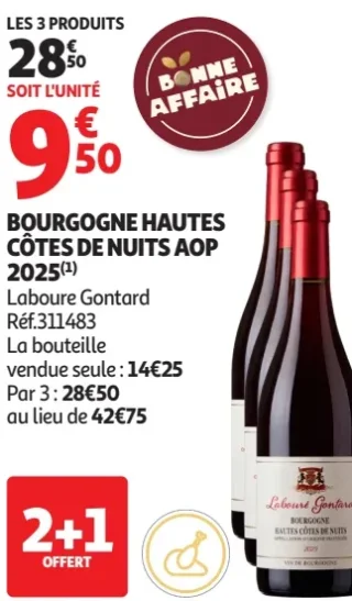 Bourgogne Hautes Côtes de Nuits AOP 2025 Laboure Gontard