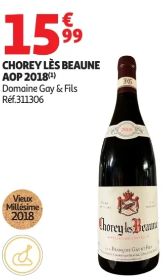 Chorey Lès Beaune AOP 2018 Domaine Gay & Fils