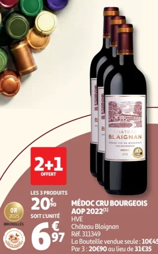 Château Blaignan Médoc Cru Bourgeois AOP 2022 HVE