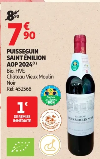 Puisseguin Saint Émilion AOP 2024 Château Vieux Moulin Noir