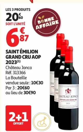 Saint Émilion Grand Cru AOP 2023 Château Jonca