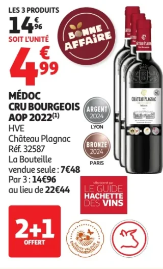 Médoc Cru Bourgeois AOP 2022 - Château Plagnac