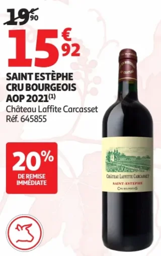 Saint Estèphe Cru Bourgeois AOP 2021 Château Laffite Carcasset