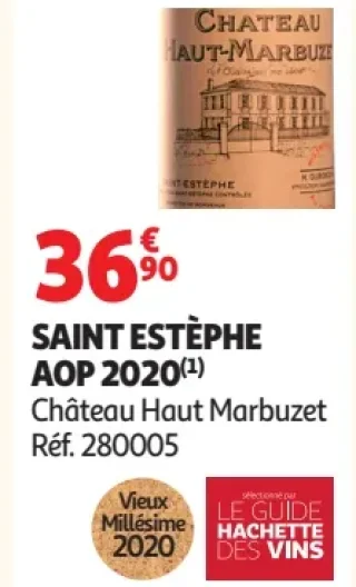 SAINT ESTÈPHE AOP 2020 Château Haut Marbuzet