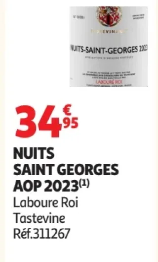 NUITS SAINT GEORGES AOP 2023 Laboure Roi Tastevine