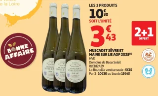 Muscadet Sèvre et Maine Sur Lie AOP 2025 Domaine de Beau Soleil