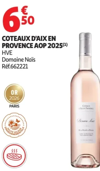 Coteaux d'Aix en Provence AOP 2025 Domaine Naïs