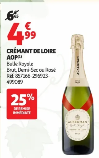 Crémant de Loire AOP Bulle Royale