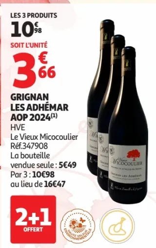 Grignan les Adhémar AOP 2024 Le Vieux Micocoulier