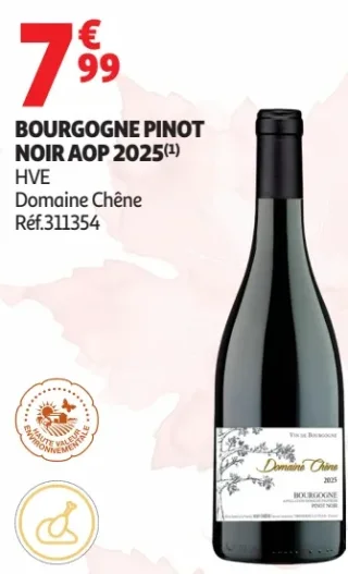 Bourgogne Pinot Noir AOP 2025 Domaine Chêne