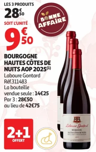 Bourgogne Hautes Côtes de Nuits AOP 2025 Laboure Gontard
