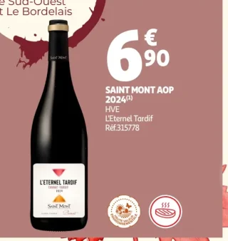 SAINT MONT AOP 2024 HVE L'Eternel Tardif
