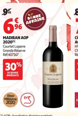 MADIRAN AOP 2020 Courtet Laperre Grande Réserve