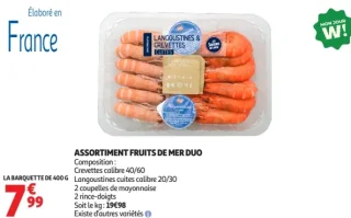 ASSORTIMENT FRUITS DE MER DUO