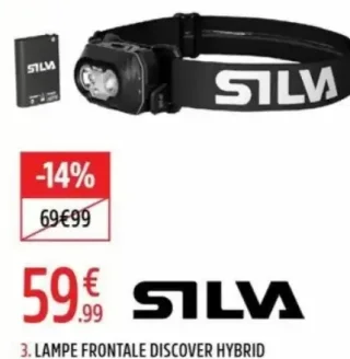Silva Lampe Frontale Discover Hybrid