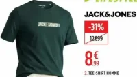 TEE-SHIRT HOMME JJMUNK JACK&JONES