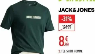 TEE-SHIRT HOMME JJMUNK JACK&JONES