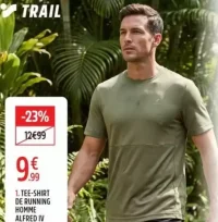 TEE-SHIRT DE RUNNING HOMME ALFRED IV