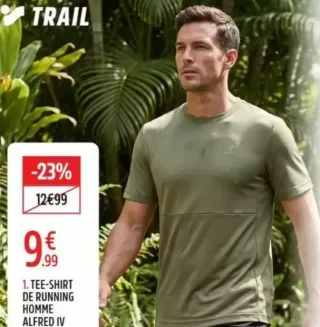 TEE-SHIRT DE RUNNING HOMME ALFRED IV