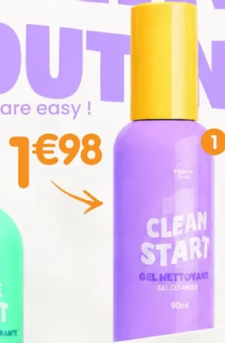Gel nettoyant Clean Start French Touch