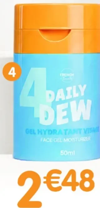 Crème hydratante Daily Dew French Touch