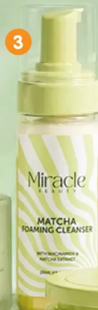 Nettoyant moussant visage Miracle Beauty Matcha Foaming Cleanser