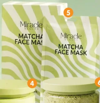 Masque tissu Miracle Beauty Matcha Face Mask
