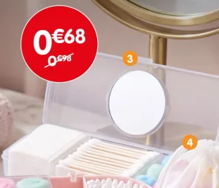 Set démaquillant coton 3en1