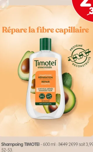 Shampoing Réparation Timotei Essentials