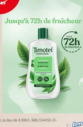 Shampoing Purifiant Timotei Essentials