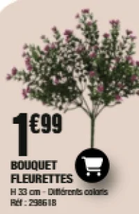 Bouquet fleurettes artificiel