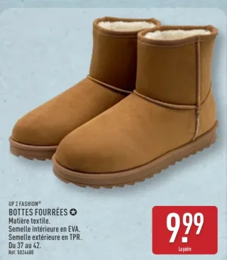 UP 2 FASHION® BOTTES FOURRÉES