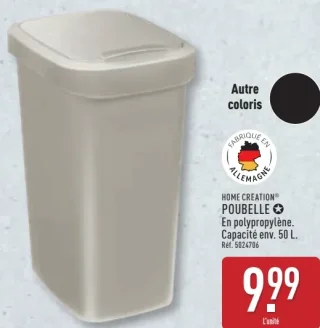 HOME CREATION® POUBELLE
