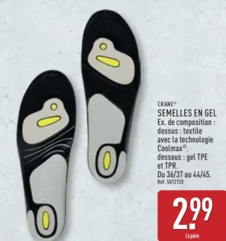 Semelles en gel Crane
