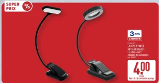 Lampe à pince rechargeable Casalux
