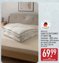 Couette en plumes et duvet Novitesse